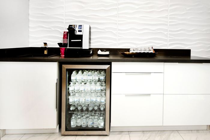Coffee and water for your clients